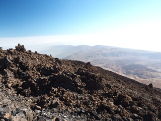 Volcano Teide. Tenerife, Canary Islands, Spain. Highest point in Spain 