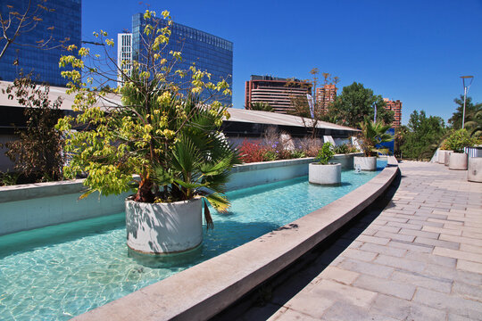 Parque Arauco in the center of Santiago, Chile