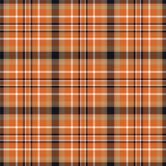 Plaid seamless pattern. Vector background of textile ornament. F