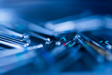Close-up Dental Instruments