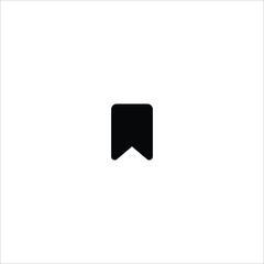 Bookmark solid icon vector