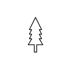Fototapeta premium Pine tree icon. Vector illustration