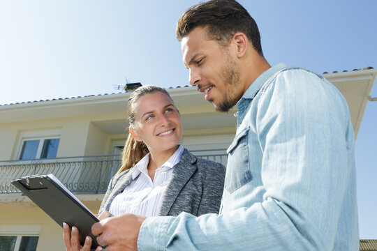 Reviewing Plans With The Homeowners