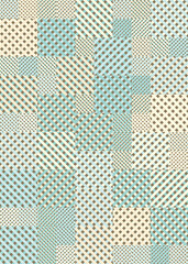 Abstract Geometric Pattern generative computational art illustration