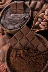 Set of Chocolate candies collection