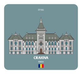 City Hall in Craiova, Romania - Powered by Adobe
