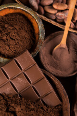 Chocolate Collection, Cocoa pod, candy sweet, dessert