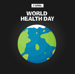 World Health Day Poster Or Banner Background