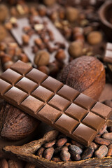 Chocolate Collection, Cocoa pod, candy sweet, dessert