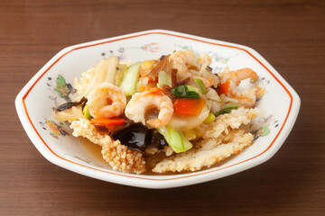 あんかけおこげ