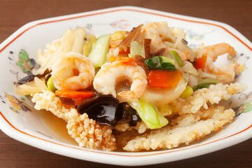 あんかけおこげ