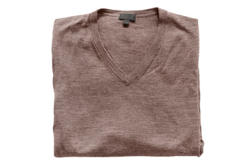 Folded pullover isolated