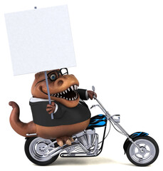 Fun trex - 3D Illustration © Julien Tromeur