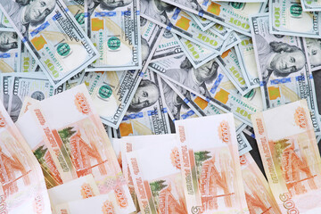 Group of money stack of 100 US dollars banknotes a lot of the background texture. Cash money in a large pile as a finance background.