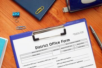 SBA form 3315 District Office Form