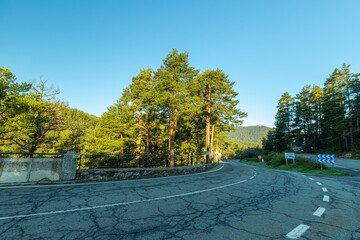 Senda de las pesquerías reales en Valsaín Segovia