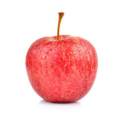 apples on white background