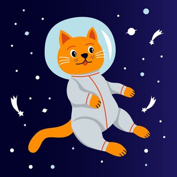Download 210 Best Space Cat Images Stock Photos Vectors Adobe Stock