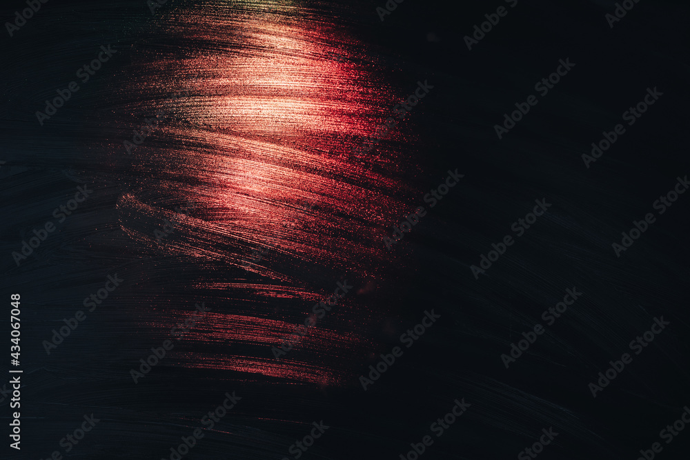 Poster beautiful abstract surreal brush smear green light pastel dark magic. background pattern for design.