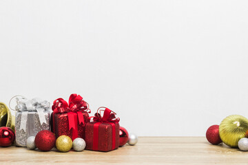 A Christmas  present box