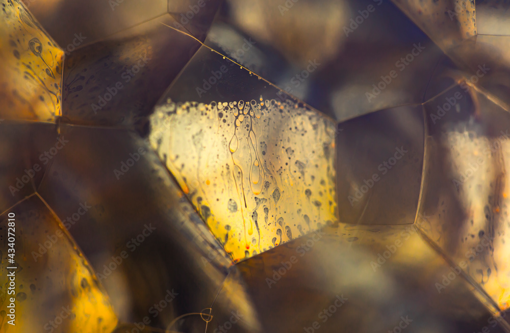 Aufkleber lather. abstract background from bubbles and soap foam. beautiful macro structure.