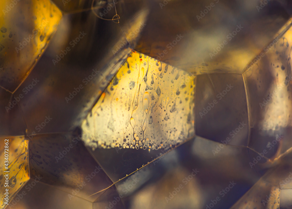 Aufkleber lather. abstract background from bubbles and soap foam. beautiful macro structure.