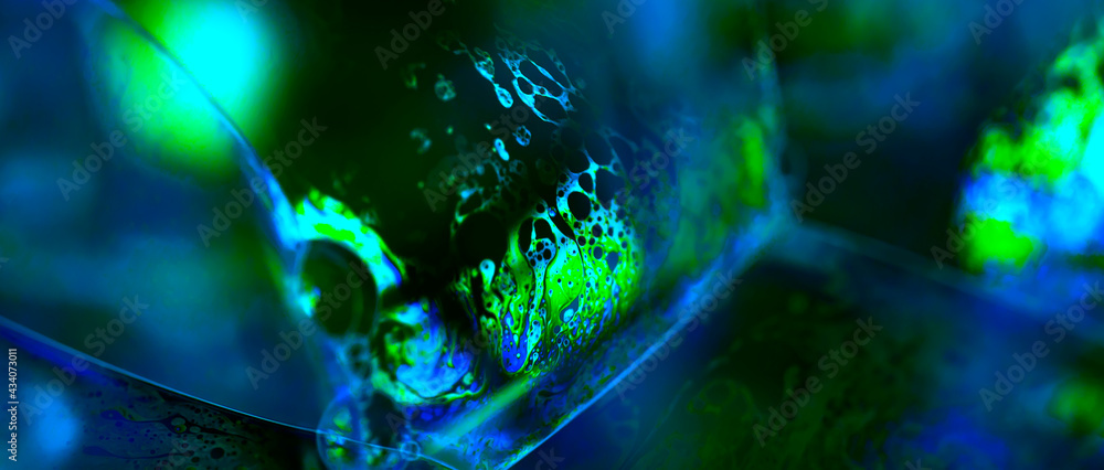 Aufkleber lather. abstract background from bubbles and soap foam. beautiful macro structure.