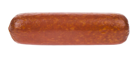 Sausage isolated on white background.