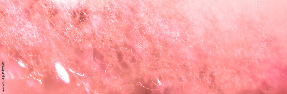 Aufkleber lather. abstract background from bubbles and soap foam. beautiful macro structure.