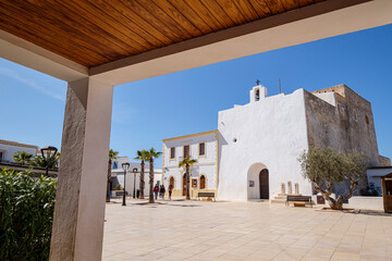 Sant Francesc Xavier Church, Formentera, Pitiusas Islands, Balearic Community, Spain
