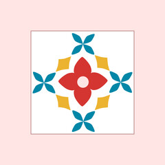 Art patterns used for various works  Such as clothing pattern, tile pattern