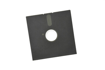 5.25 inch floppy disk isolated on white background