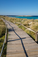 Fototapeta premium Illetes beach, Formentera, Pitiusas Islands, Balearic Community, Spain