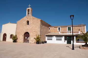 Church of Sant Ferran de ses Roques, Formentera, Pitiusas Islands, Balearic Community, Spain