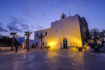 Sant Francesc Xavier church, Formentera, Pitiusas Islands, Balearic Community, Spain