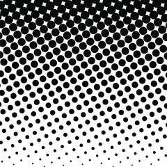 Black halftone background. Black polka dot. Halftone pattern. Modern Halftone Background, backdrop, texture, pattern. Vector illustration. Halftone Backdrop.