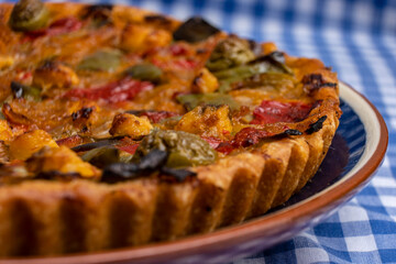 Coque de Sofrit, Can Jeroni bakery, Sant Francesc, Formentera, Pitiusas Islands, Balearic Community, Spain