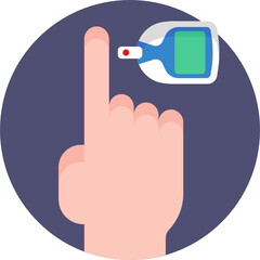 Nursing Icon. Medical Icon. Vector Illustration.