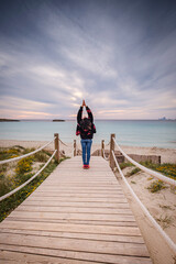 Illetes beach, Ses Salines d’Eivissa i Formentera Natural Park, Formentera, Pitiusas Islands, Balearic Community, Spain