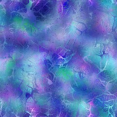 Seamless iridescent rainbow light pattern for print. High quality illustration. Swirly mix of pastel colors resembling holographic foil. Fantasy spectrum mermaid fantastical pattern for print.