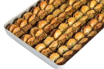 Traditional Turkish Dessert Baklava. Turkish cuisine.