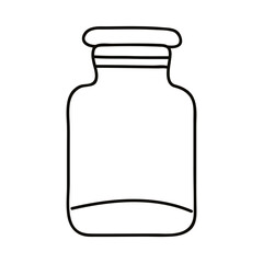 mason jar drawn