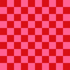 Red Chequered digital paper Seamless checker patterns Printable scrapbook paper Checkerboard Backgrounds