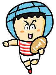 ラグビー　こども