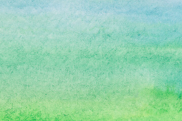 Abstract bright green spring nature background. Watercolor image texture with place for text