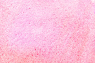 Abstract pink watercolor fill, background. Rose red hand drawn gradient romantic backdrop