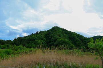 landscape with clouds