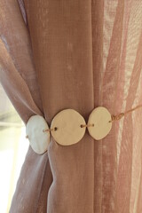 pendants for curtains with flowers