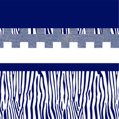 Vector Ikat Ogee background. Dip tie dye  folk mixed zebra skin textures pattern. Abstract background for textile design, wallpaper, surface textures. Boho Style carpet, rug, scarf, book cover 