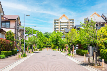 閑静な住宅街　無電柱化タウン